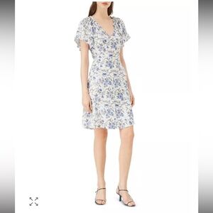 Rebecca Taylor Esmee Floral Print Mini Dress